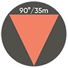 90°/35m